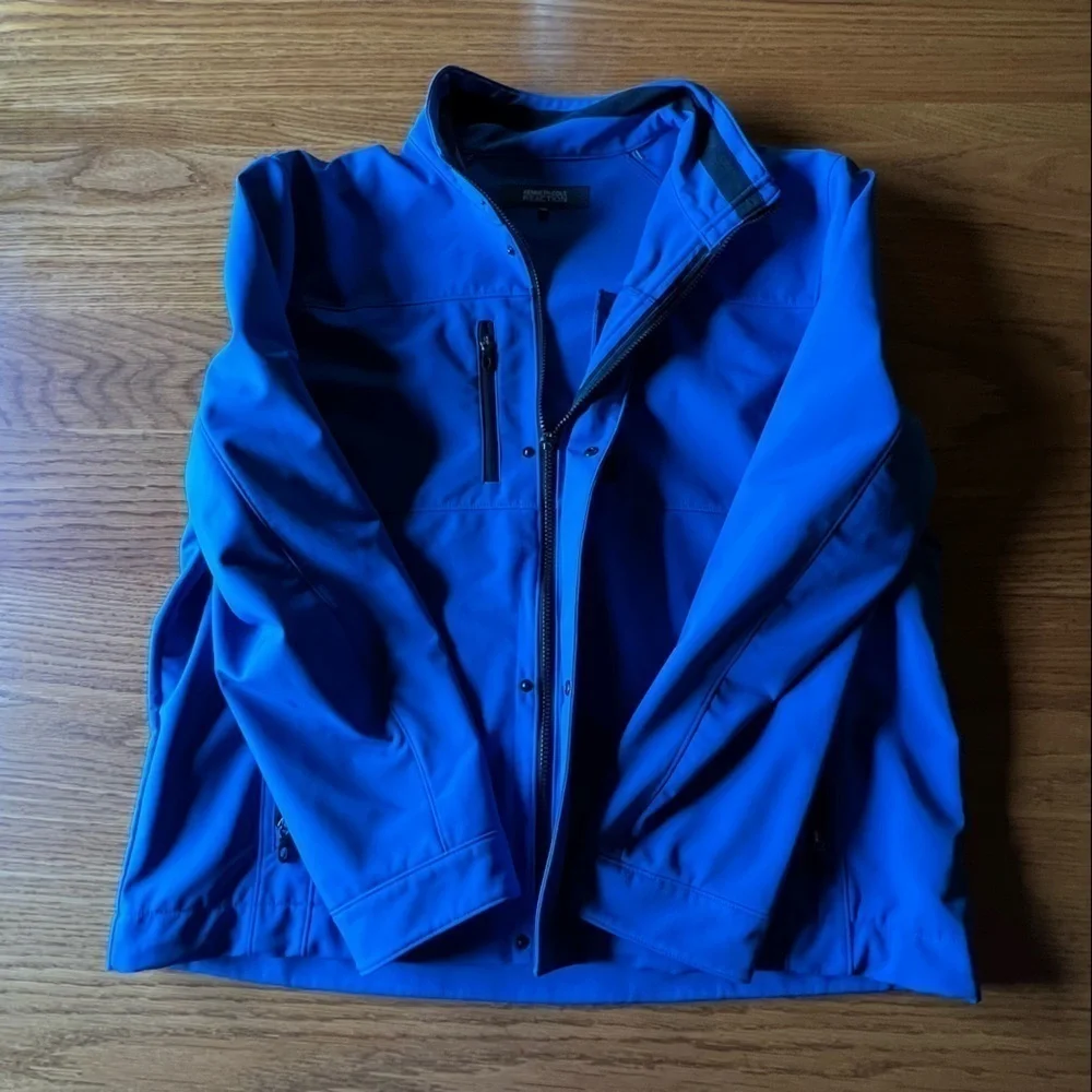 Kenneth Cole REACTION Men’s Softshell Full-Zip Jacket Size: XXL - Picture 4 of 7